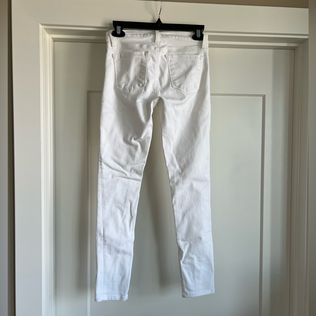 Womens J Brand Skinny White Denim